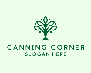 Natural Tree Plant logo design