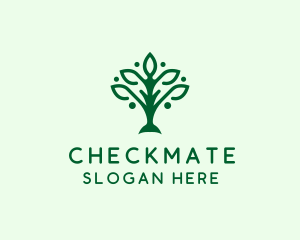 Natural Tree Plant logo design