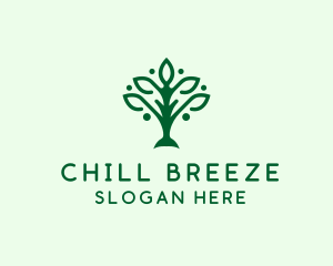 Natural Tree Plant logo design