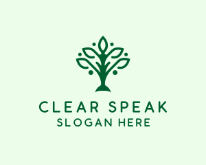 Natural Tree Plant logo design