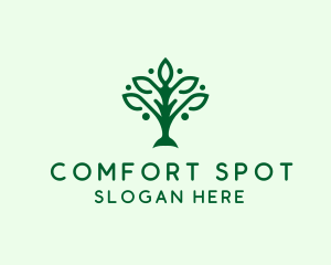 Natural Tree Plant logo design