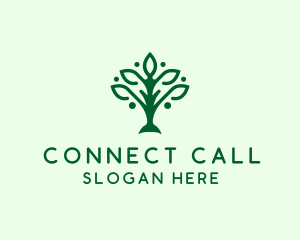 Natural Tree Plant logo design