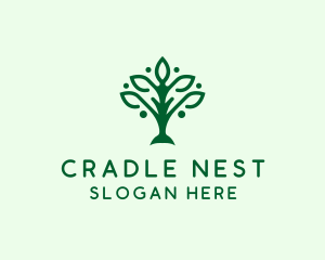 Natural Tree Plant logo design