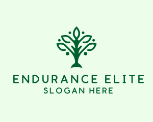 Natural Tree Plant logo design