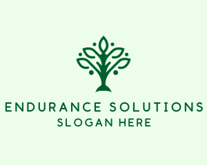 Natural Tree Plant logo design