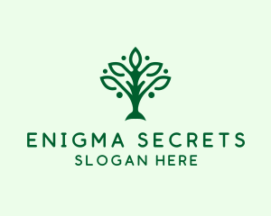 Natural Tree Plant logo design