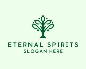 Natural Tree Plant logo design