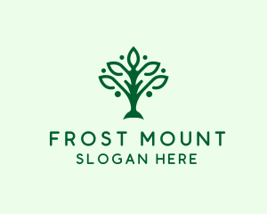 Natural Tree Plant logo design