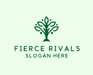 Natural Tree Plant logo design