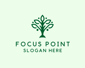 Natural Tree Plant logo design