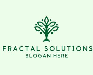 Natural Tree Plant logo design