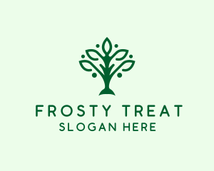 Natural Tree Plant logo design