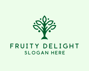 Natural Tree Plant logo design