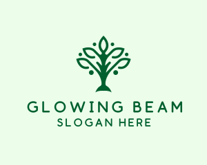 Natural Tree Plant logo design