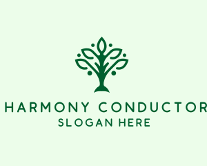 Natural Tree Plant logo design