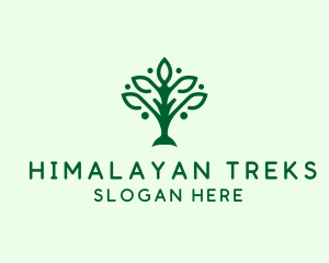 Natural Tree Plant logo design