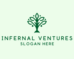 Natural Tree Plant logo design