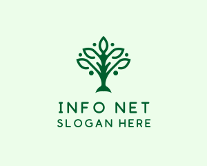 Natural Tree Plant logo design