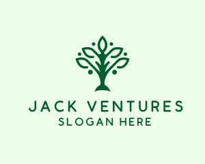 Natural Tree Plant logo design