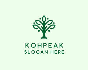 Natural Tree Plant logo design