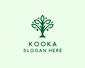 Natural Tree Plant logo design