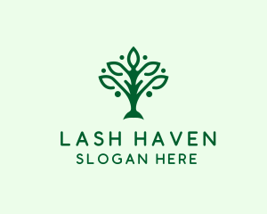 Natural Tree Plant logo design