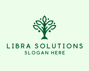 Natural Tree Plant logo design