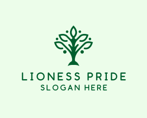 Natural Tree Plant logo design