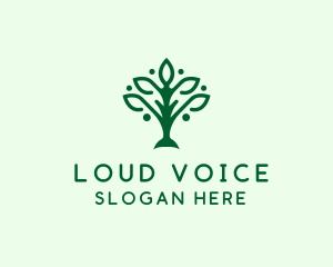 Natural Tree Plant logo design