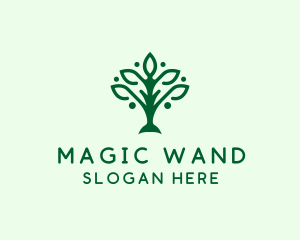 Natural Tree Plant logo design