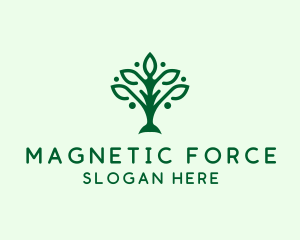 Natural Tree Plant logo design