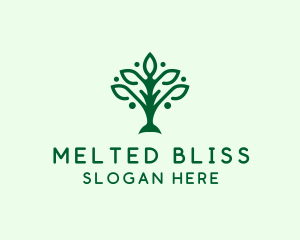 Natural Tree Plant logo design