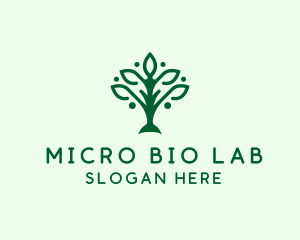 Natural Tree Plant logo design