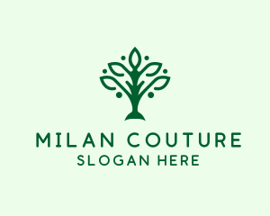 Natural Tree Plant logo design