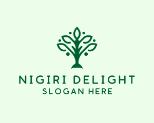 Natural Tree Plant logo design