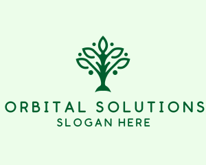 Natural Tree Plant logo design