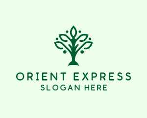 Natural Tree Plant logo design