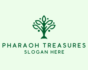 Natural Tree Plant logo design