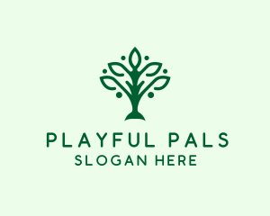 Natural Tree Plant logo design