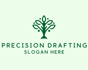 Natural Tree Plant logo design