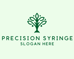 Natural Tree Plant logo design