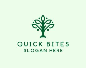 Natural Tree Plant logo design