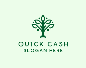 Natural Tree Plant logo design