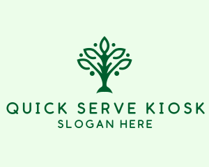 Natural Tree Plant logo design