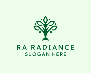 Natural Tree Plant logo design