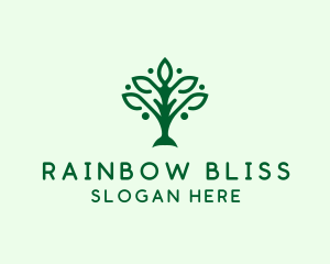 Natural Tree Plant logo design