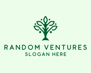 Natural Tree Plant logo design