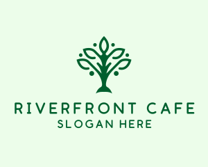 Natural Tree Plant logo design