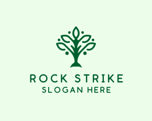 Natural Tree Plant logo design