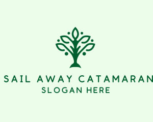 Natural Tree Plant logo design